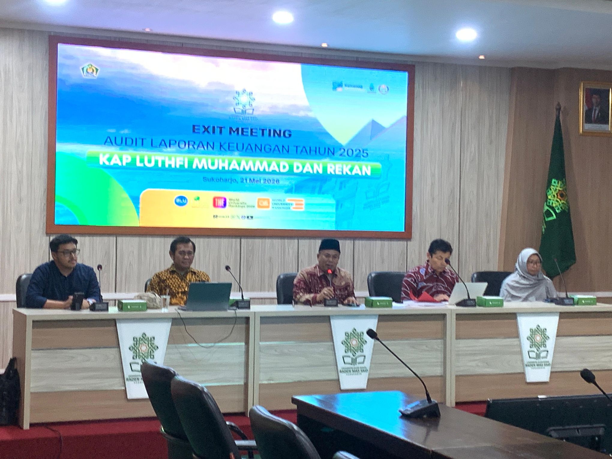 ​UIN Raden Mas Said Pertahankan Opini Wajar Tanpa Pengecualian (WTP) atas Laporan Keuangan 2025, Rektor Tekankan Penguatan Pengendalian Internal
