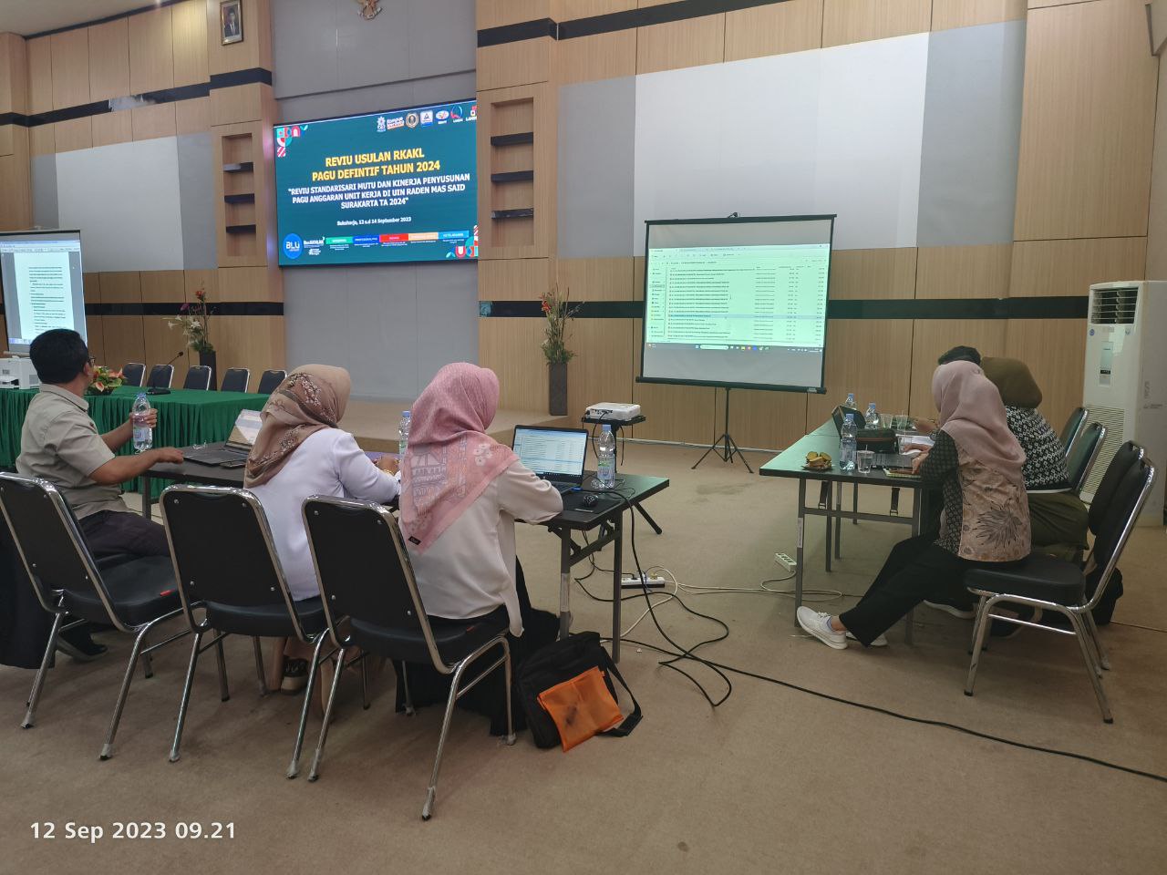 Kolaborasi SPI dan LPM UIN Raden Mas Said Surakarta melakukan Reviu Usulan RKA K/L Tahun Anggaran 2024